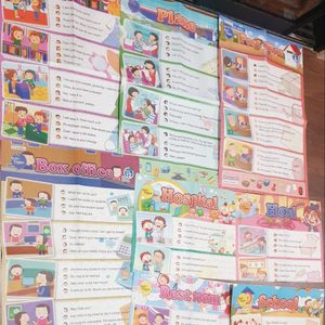 엄마표 영어교재> 세이펜 포스터 19장, 세이펜 캘린더 송, 와이즈픽쳐북보드, 윤선생파닉스토리 등