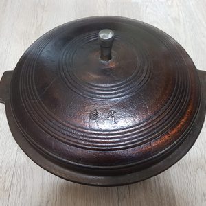 무쇠샵/순쇠전골30cm/무쇠솥/가마솥/새제품