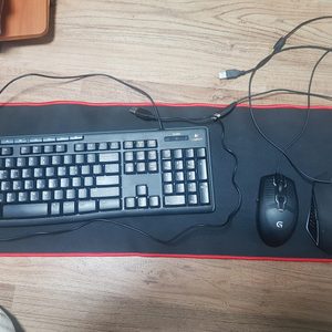 로지텍 키보드, 로지텍 마우스, stracter 마우스, 장패드