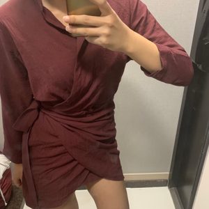 랩원피스/원피스/린넨랩원피스/셔츠랩원피스/셔츠원피스