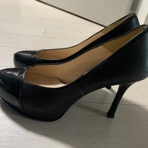 중고 수제화 하이힐 킬힐 블랙 240사이즈 스트랩 navi 가보시힐