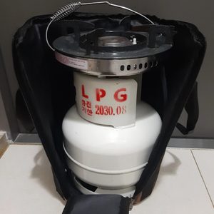 동성해바라기버너 +3키로통+버너케이스세트 캠핑 버너 그리들용
