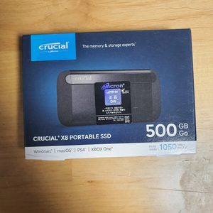 외장 ssd, 마이크론 크루셜 X8 Portable SSD
500gb