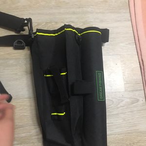 낚시 허리띠 미끼통 또는 낚시 포인트 이동시 낚시대 보관