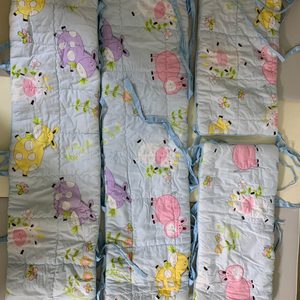 이기침대 패드, 쿠션, 아기범퍼침대 패드 (4면)