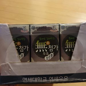 연세두유 무첨가 검은콩 두유 190ml 24개