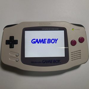 GBA (게임보이 어드밴스) 게임보이 하우징 백라이트 ips V2 개조기기