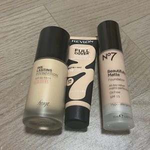 잉크래스팅 파운데이션, 레브론 풀커버 파운데이션, no7 파운데이션