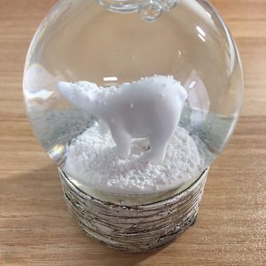 스노우볼, 곰돌이 스노우볼, 자주제품, 크리스마스 장식