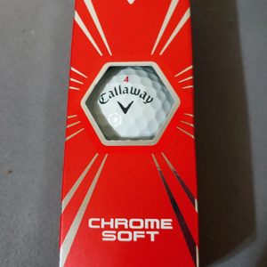 캘러웨이 골프 공 3구 Chrome Soft. 크롬 소프트