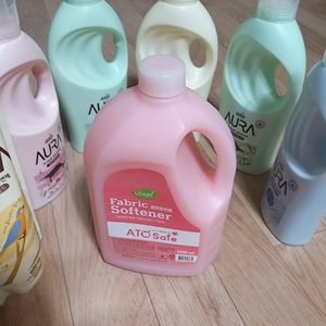 샤프란아우라 섬유유연제 5개+ 리필 400ml+ 로하스 섬유유연제