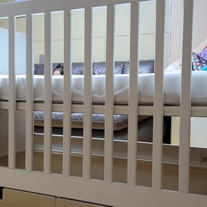 이케아 아기 침대(스투바) 범퍼 매트리스 포함