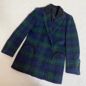 (가격내림)Lee garden/울자켓/체크자켓/울체크