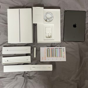 아이패드 에어3 Wifi 64GB 스그, 애플펜슬1세대(풀박)+ 애플펜슬 마그네틱 홀더 + 애플펜슬 스킨 2종류