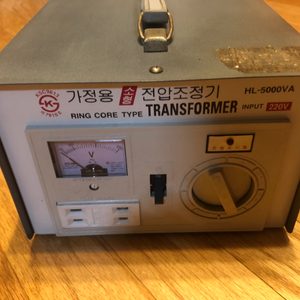 링코어 변압기 5K 전압조정기 도란스