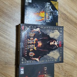 디아블로2확장팩, 디아블로3,배틀필드 ..게임dvd
