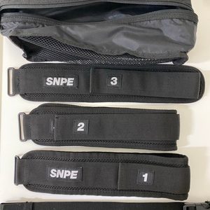 SNPE 바른자세 벨트 캐리백 세트 블랙(거의 새거)