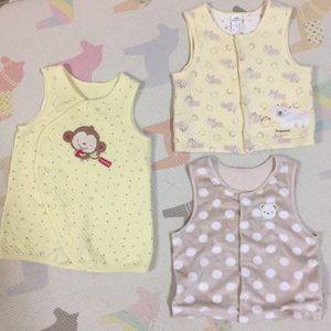유아수면조끼(수면조끼1벌, 실내조끼2벌)