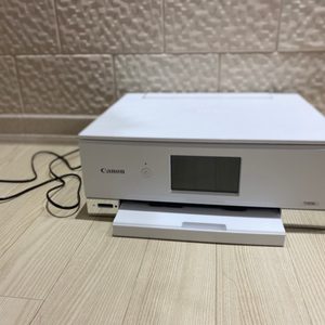 (거의새것)한번도프린터 안한 캐논 마미포토 포토프린터 화이트 TS8290