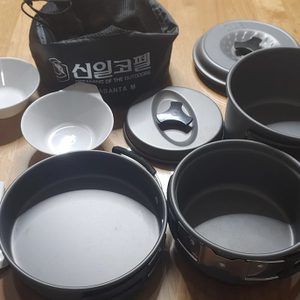 신일코펠 경질 바반타 3-4인용 캠핑 코펠 팝니다