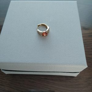 14k 귀걸이 한개 ( 14k 골드 가넷 귀걸이)