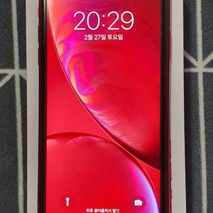 아이폰XR 128GB 레드 팝니다(하자있음. 내용필독!) iPhoneXR 아이폰xr 아이폰엑스알