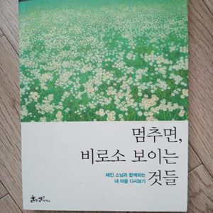 멈추면 비소로 보이는 것들