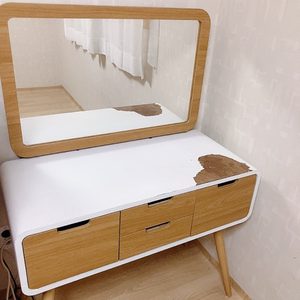 화장대 수납장 거울화장대 원목화장대 화장품