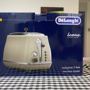 드롱기 아이코니 빈티지 토스터기 DeLonghi 베이지