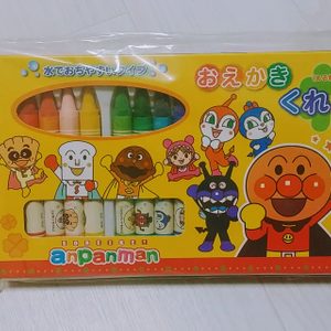 호빵맨 크레파스 크레용 16색 개별캐릭 호빵맨과 친구들(인근배달가능)
