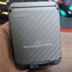 (하이패스 단말기) 모닝스테이션 행복단말기 실버 1개 판매합니다.