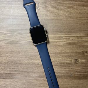 애플워치 42mm 알루미늄 1세대골드색상+애플 정품 애플워치 충전기+ 애플워치 충전 거치대