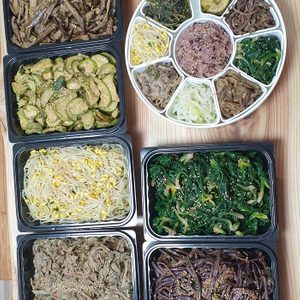 서귀포 도민 반찬집 대보름 나물 보름 오곡밥 찰밥 주문 판매합니다. 반찬 음식 반찬가게