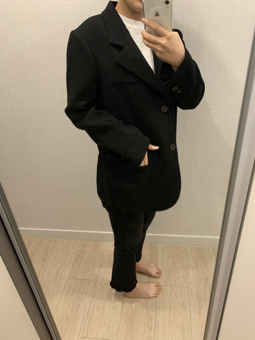 자전거 자켓 엉덩이