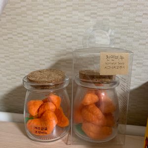 귀여운 감귤 비누 한라봉 색상 오렌지 비누 제주도 선물 추천 제주기념품
