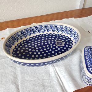 볼레스와비에츠 폴란드그릇 그라탕그릇