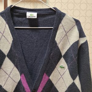 라코스테 가디건 lacoste 4사이즈