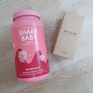 딸기맛 단백질쉐이크, 프로틴쉐이크, 식사대용쉐이크 (가격내림)