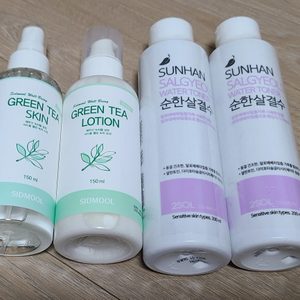 일괄) 이솔 순한살결수, 시드물 녹차스킨, 시드물 녹차로션