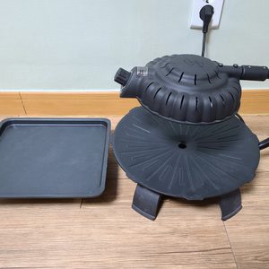 자이글 심플 전기그릴 원형불판 사각불판 고기불판