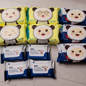 달곰이 아기 물티슈 캡형+손세정 물티슈