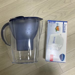 브리타 정수기 2.4L 블루, 브리타 정수기필터 3개 세트
