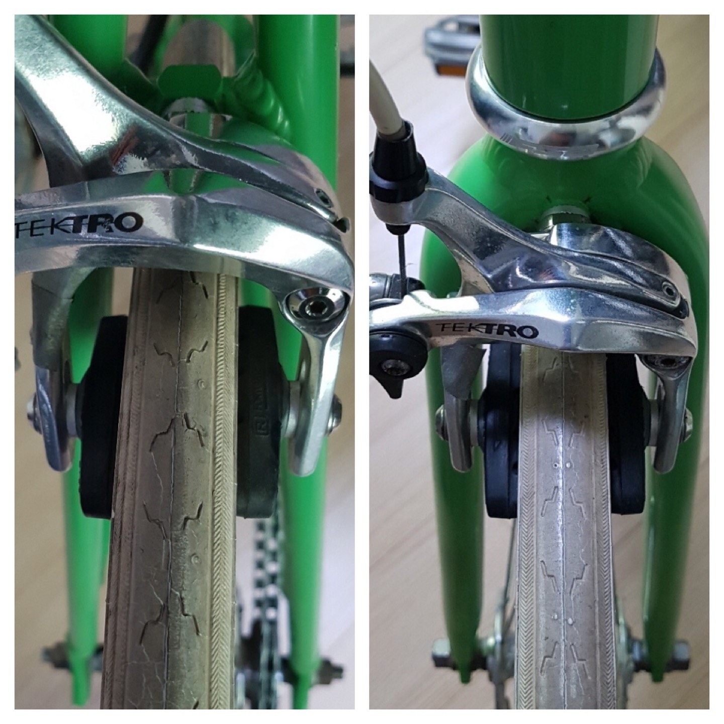 자전거 브레이크 와이어 교체