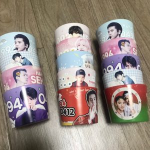 엑소 exo 굿즈 생일 컵홀더 백현 컵홀더 세훈 컵홀더 양도합니다