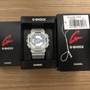 CASIO G-SHOCK 카시오 지샥 쥐샥 빅페이스 화이트 GA-110C-7ADR 5146 풀박스