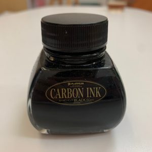 PLATINUM 플라티나(platina) 만년필 보틀 잉크 60cc 카본 잉크(수성 안료 잉크) 블랙