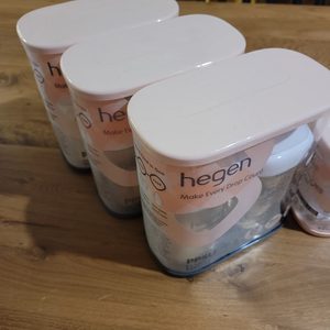 헤겐 240ml 트윈팩 3세트 / 헤겐 젖꼭지 3단계 2P ×3셋트
