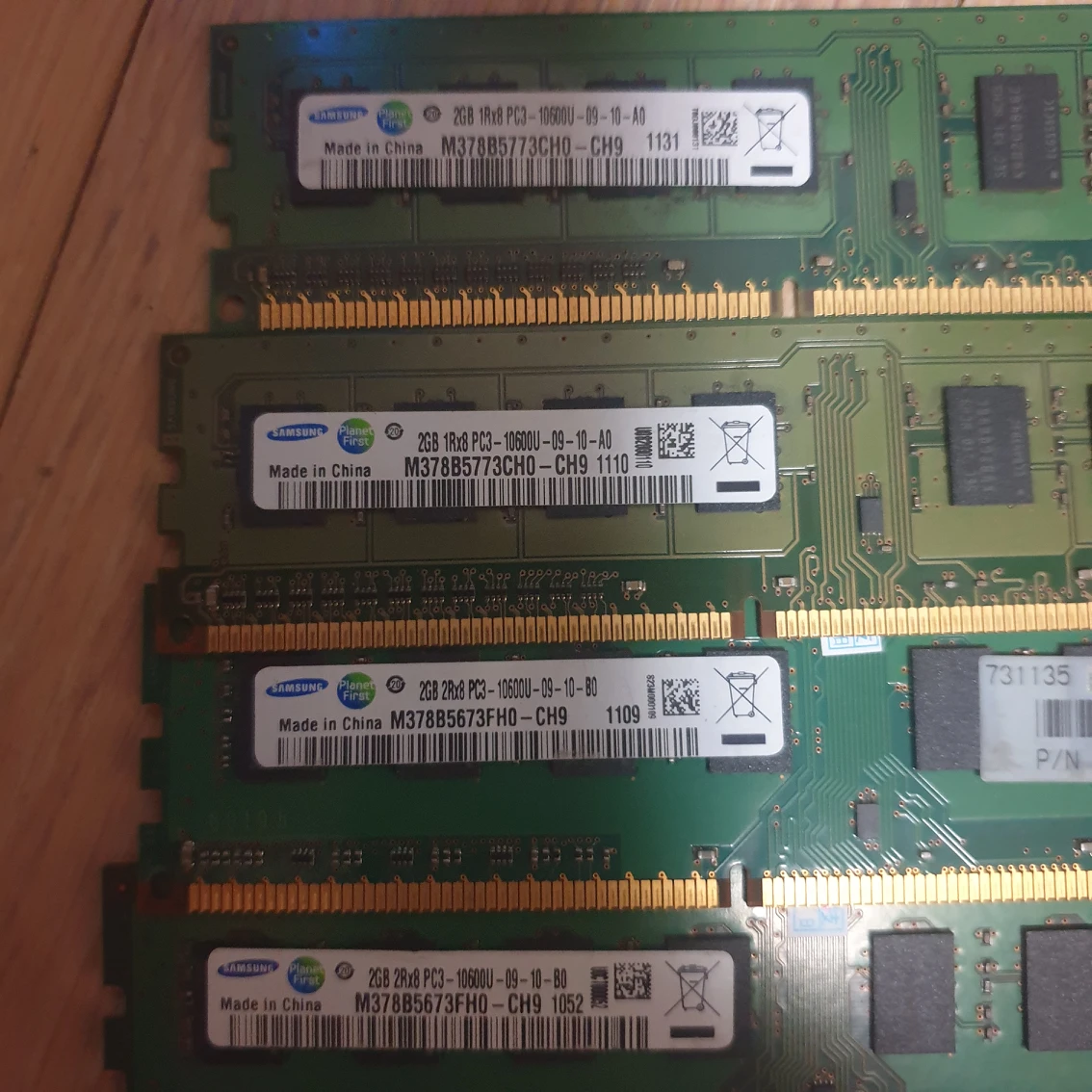 DDR3 메모리 2GB×4, 총... | 당근마켓 중고거래