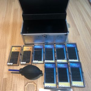 속눈썹 메이크업 박스 & 속눈썹 재료