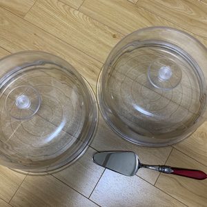 케이크 보관함 1개, 케이크 서버 일괄